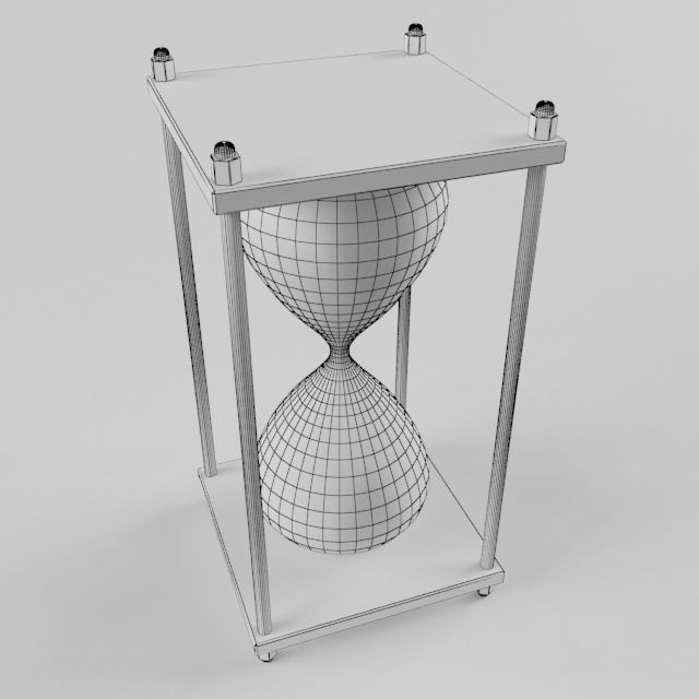 Hourglass sand 3D model_4