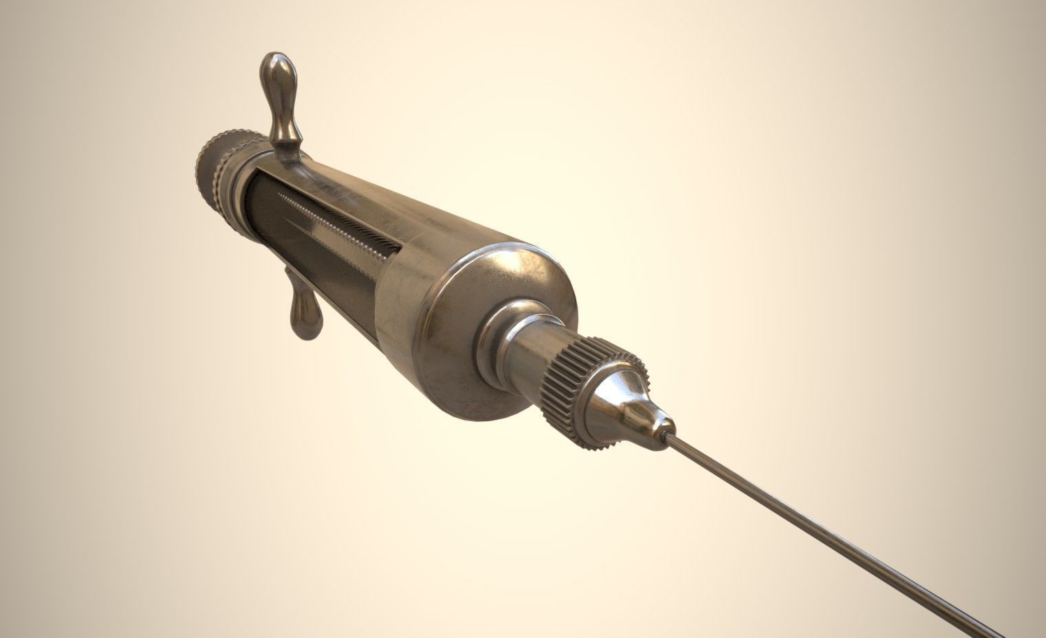Old Syringe 3D model_1