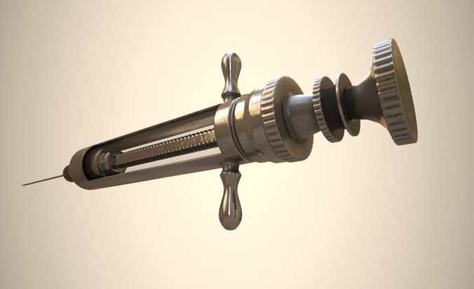 Old Syringe 3D model