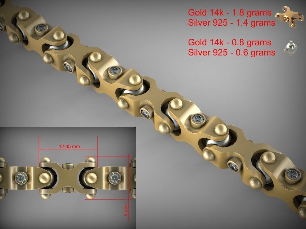 Chain Link 138 3D model 3D printable | CGTrader