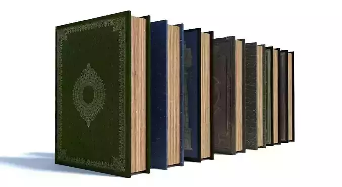 Book pack Free 3D model