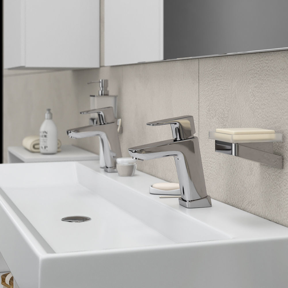 Bathroom set 01 3D model_6