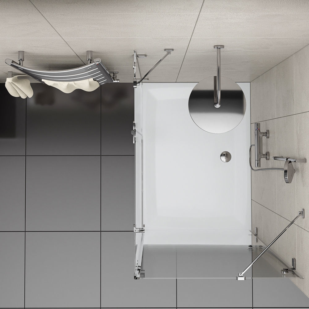 Bathroom set 01 3D model_4