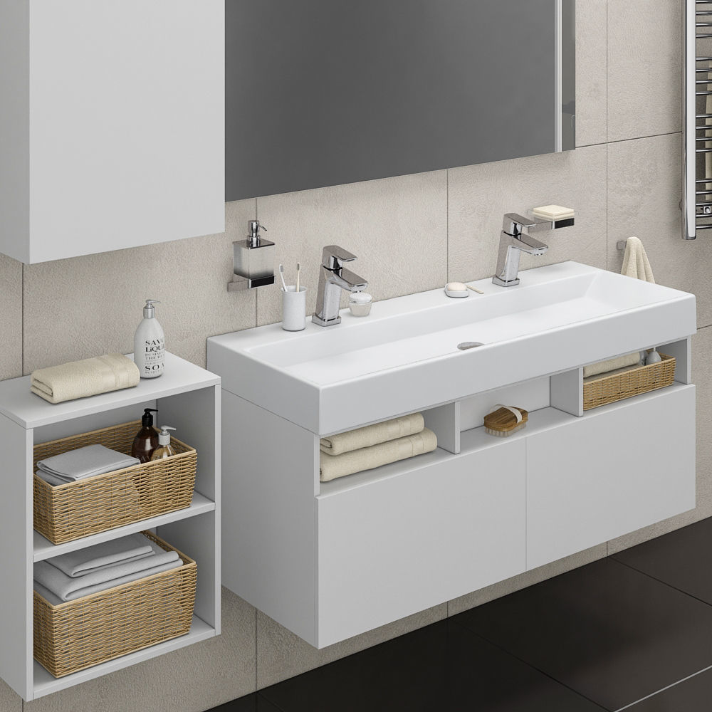 Bathroom set 01 3D model_8