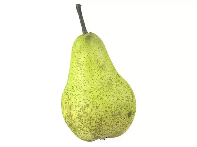 Photorealistic Pear 3D Scan 2