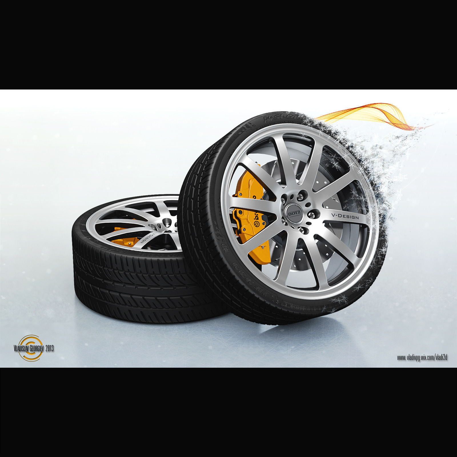 Sport Wheels 3D model_1