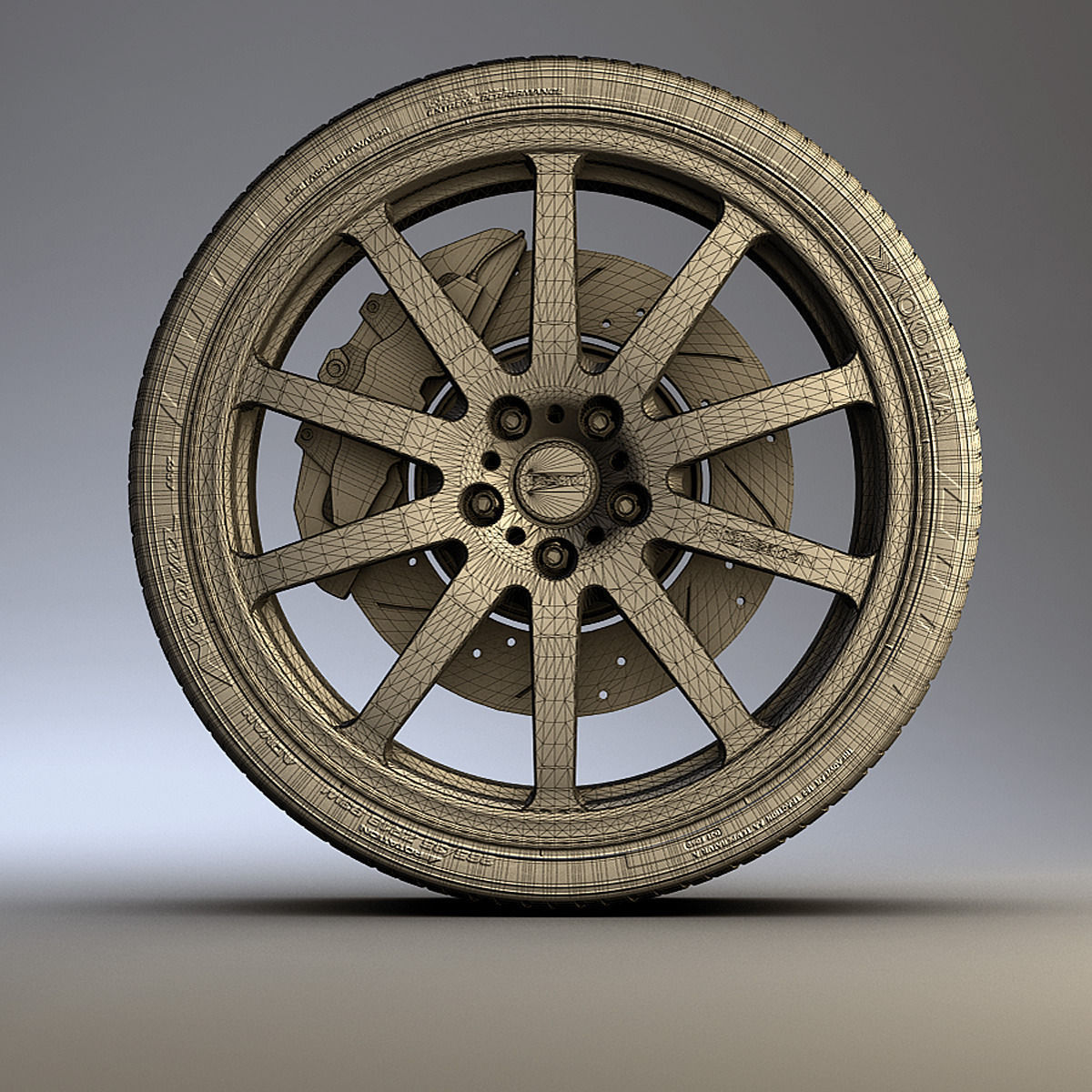 Sport Wheels 3D model_4
