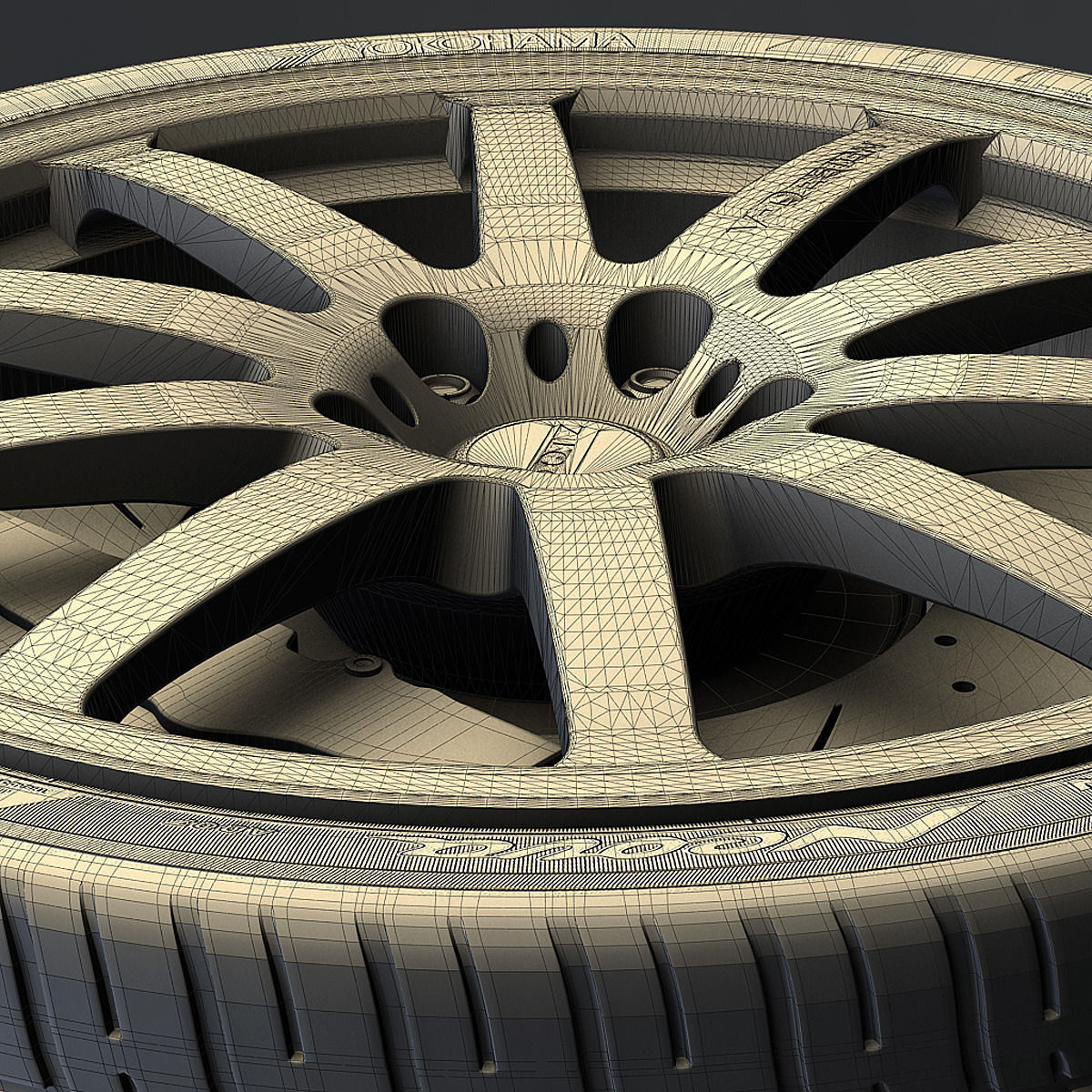 Sport Wheels 3D model_6
