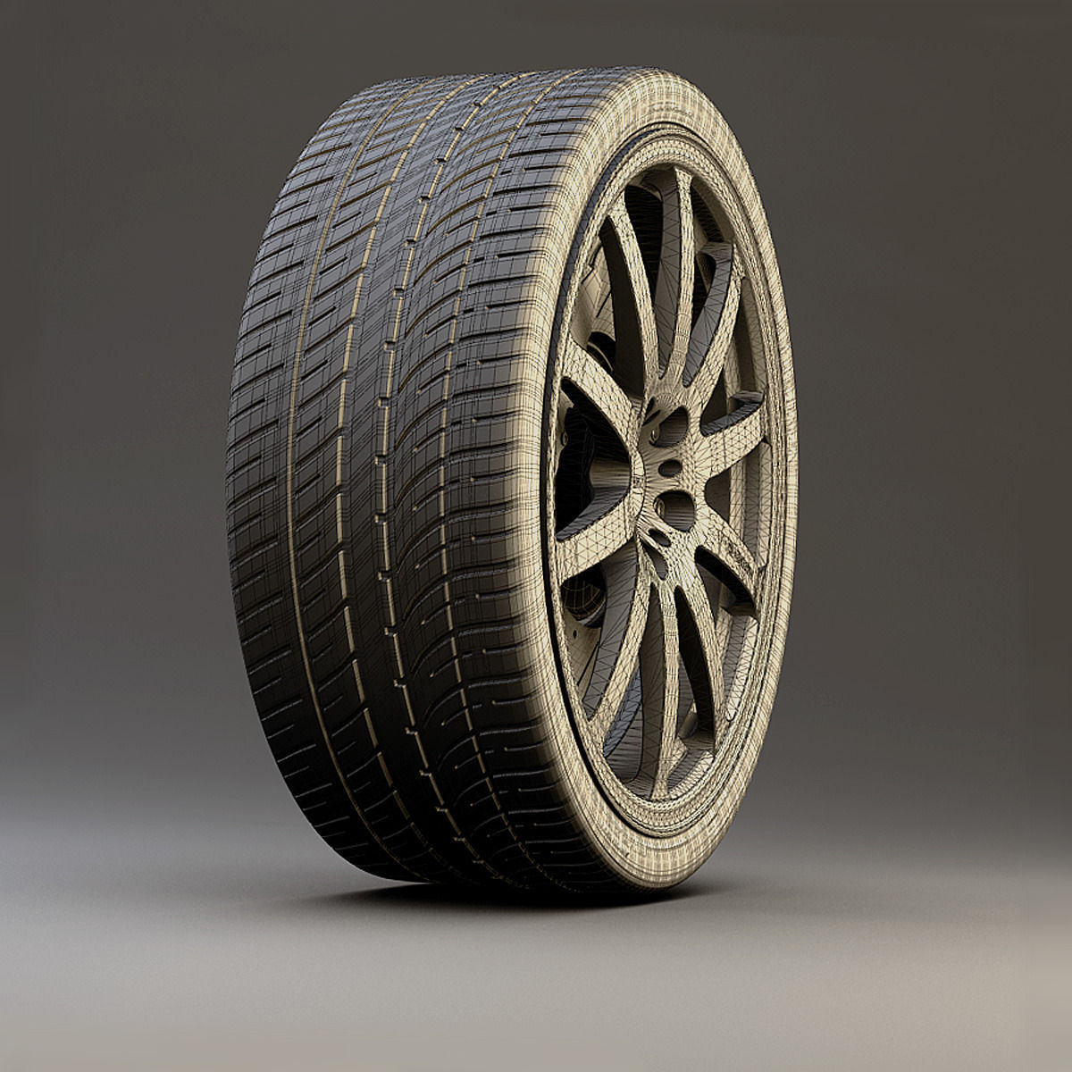 Sport Wheels 3D model_5