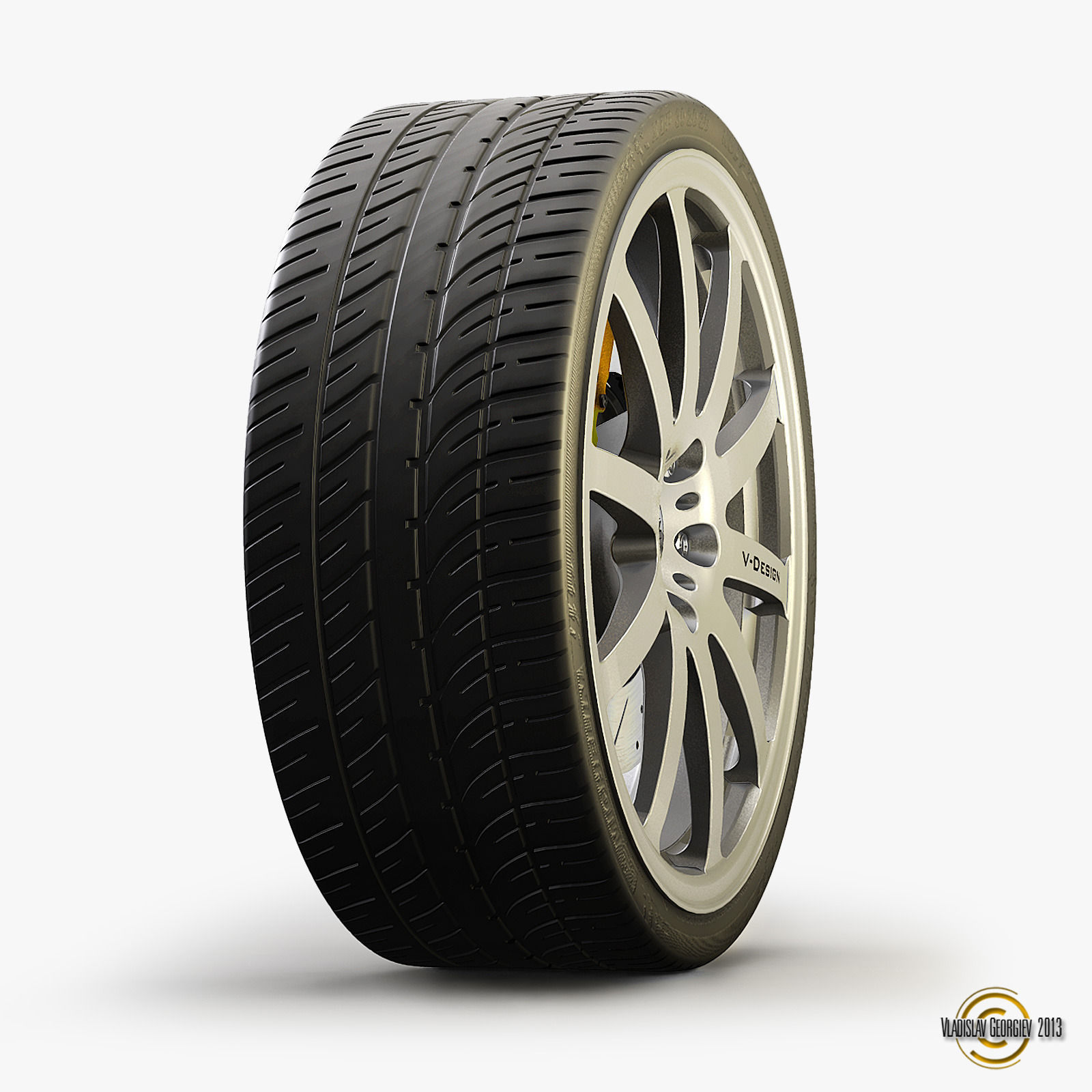 Sport Wheels 3D model_3