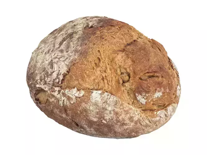 Photorealistic Bread 3D Scan