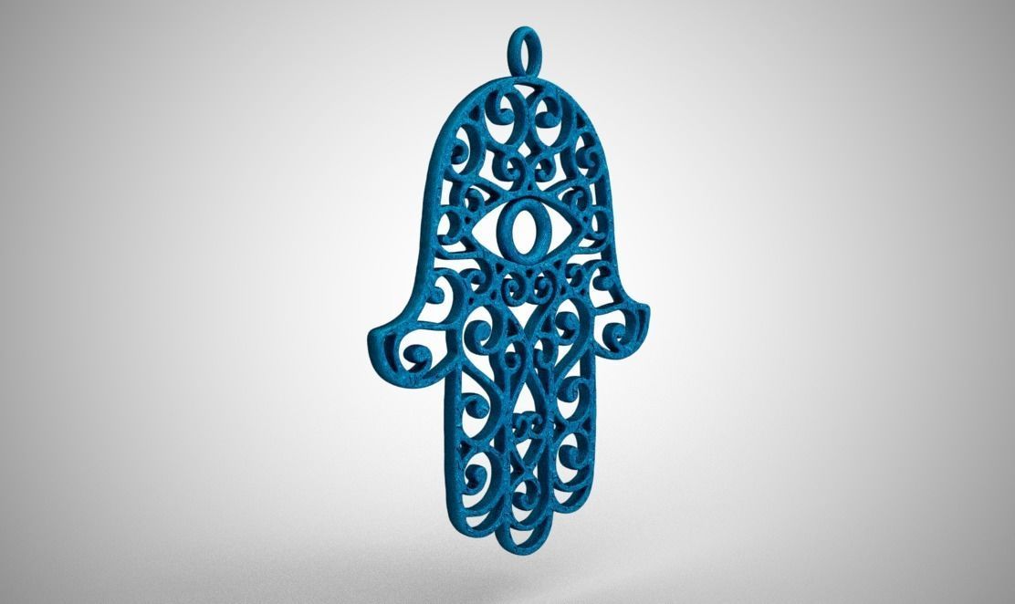 Hamsa Hand 3D print model_6