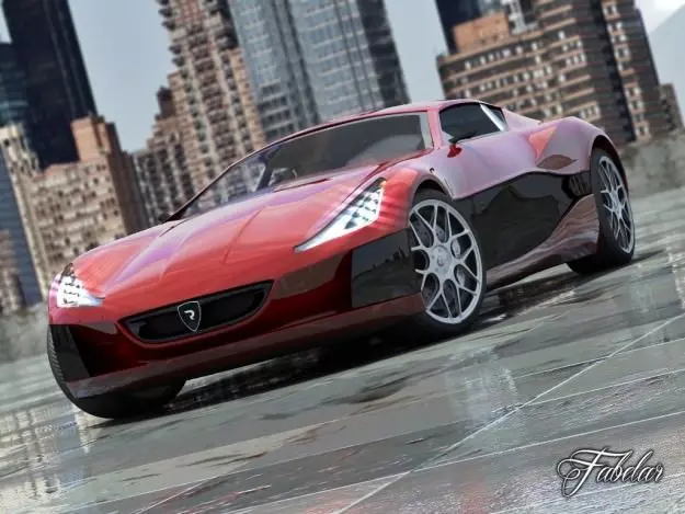 Rimac Concept One 2 0 3D model_0
