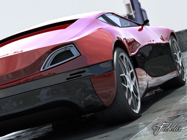 Rimac Concept One 2 0 3D model_5