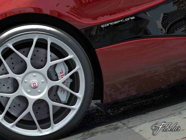 Rimac Concept One 2 0 3D model_7