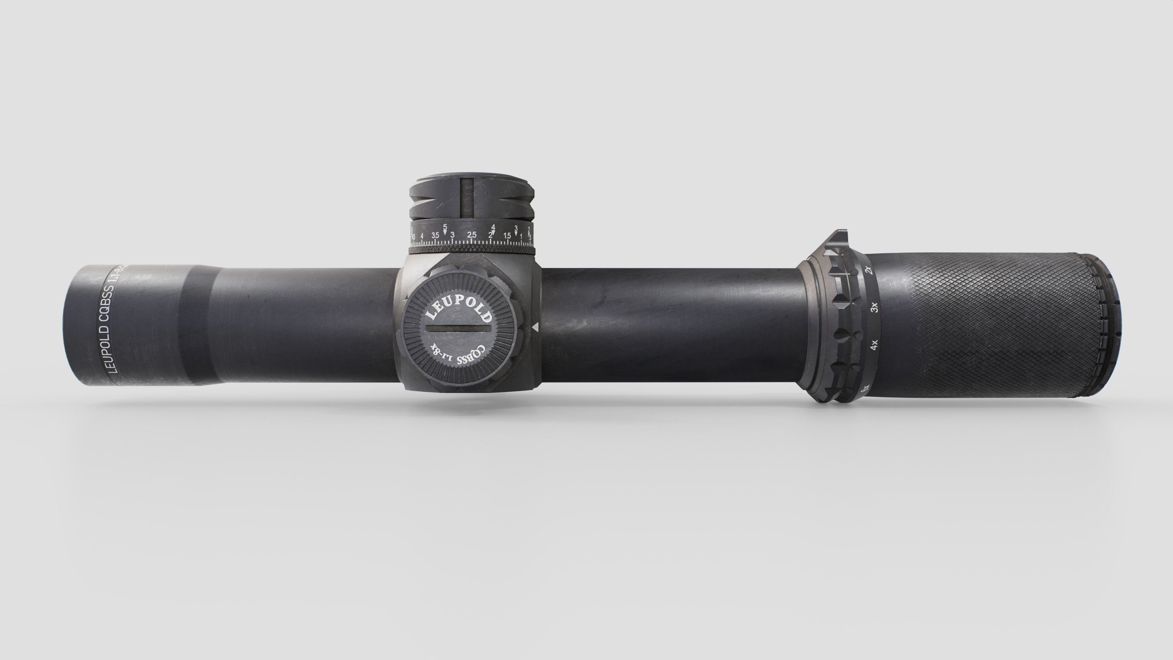 Leupold Mark 8 CQBSS 1-8x Low Power Variable Optic Low-poly 3D model_4