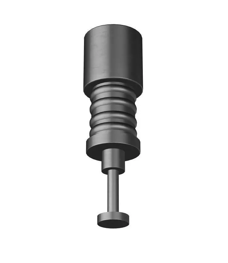 VALVE stainless steel syringe adapter 3D model
