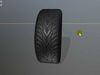 tire  01 Low-poly 3D model_1
