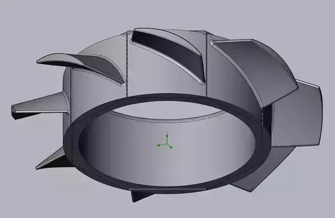 3D-Printable High Speed Ducted Fan Drone Rotor 3D print model