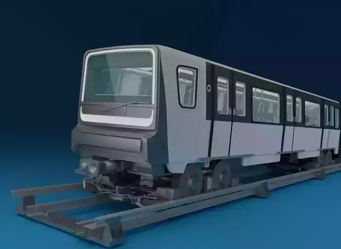 Paris Subway Train  MP-14 3D model