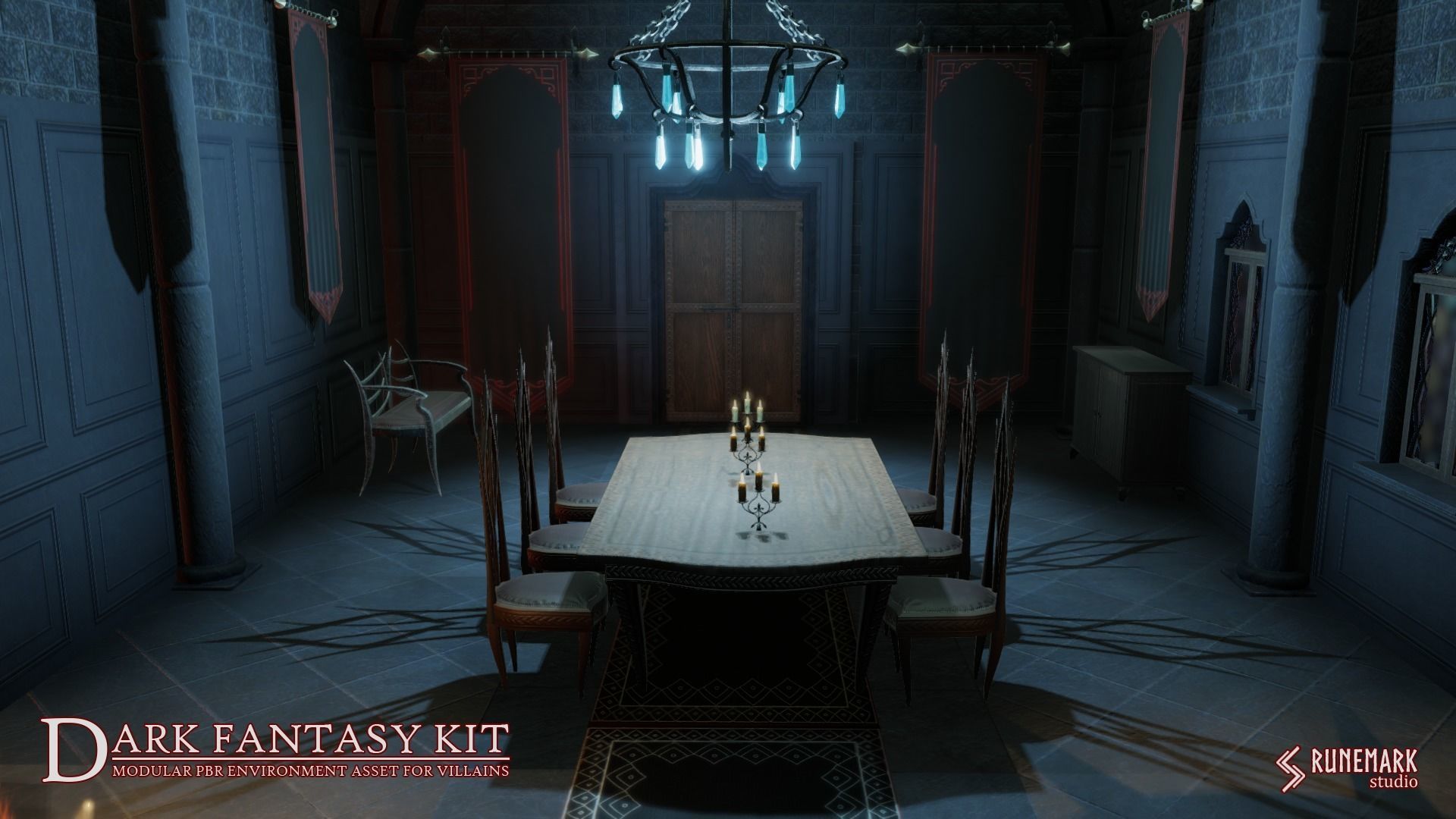 Dark Fantasy Kit Low-poly 3D model_12