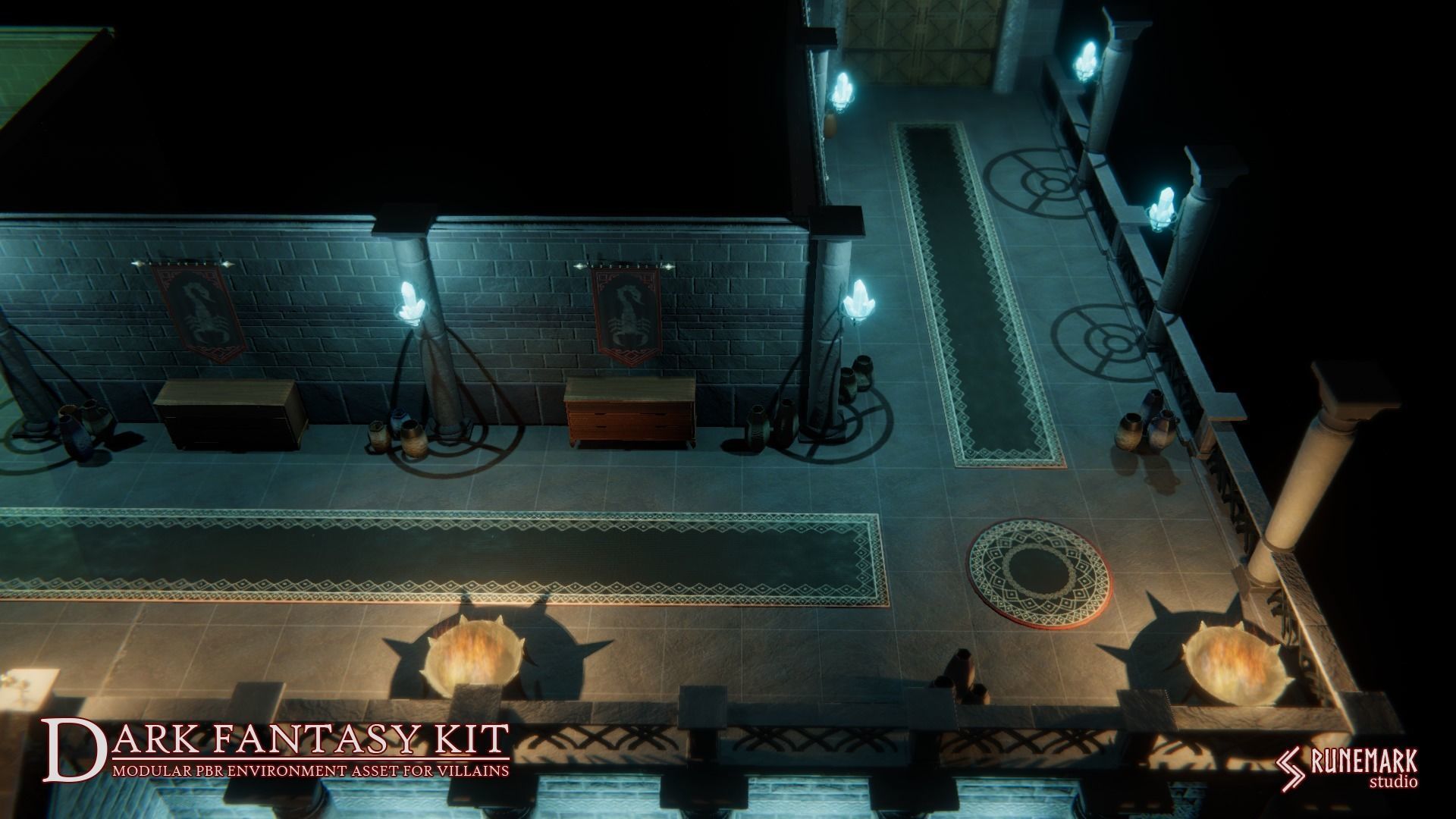 Dark Fantasy Kit Low-poly 3D model_17