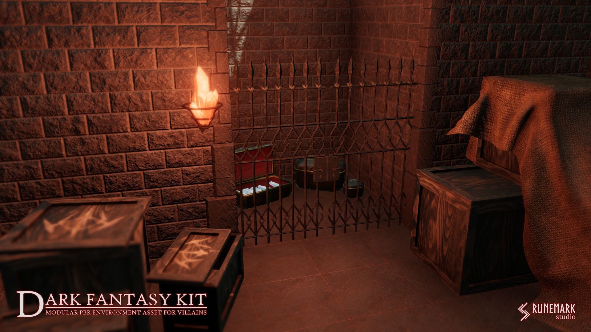 Dark Fantasy Kit Low-poly 3D model_16