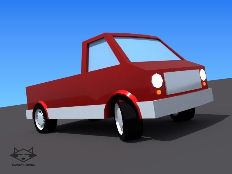 63 Lowpoly Vehicles Low-poly 3D model_52