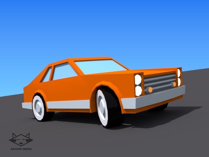 63 Lowpoly Vehicles Low-poly 3D model_41