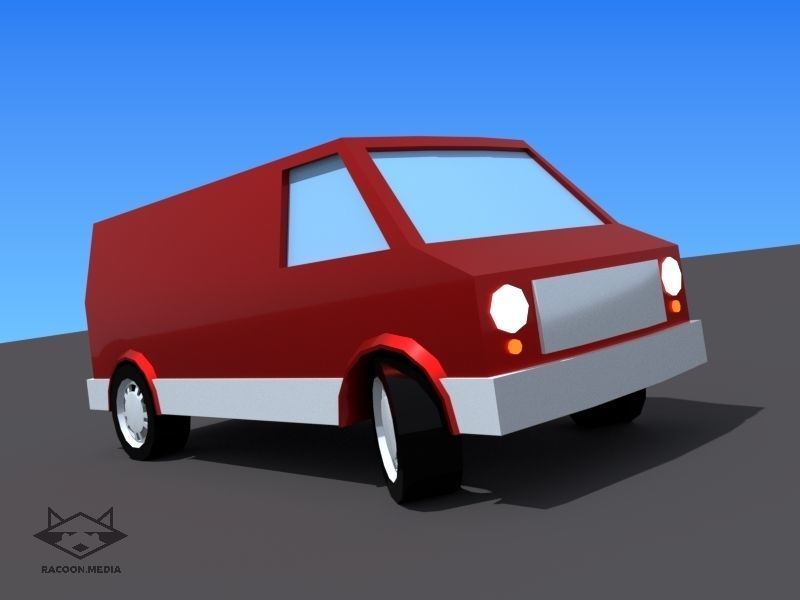 63 Lowpoly Vehicles Low-poly 3D model_8