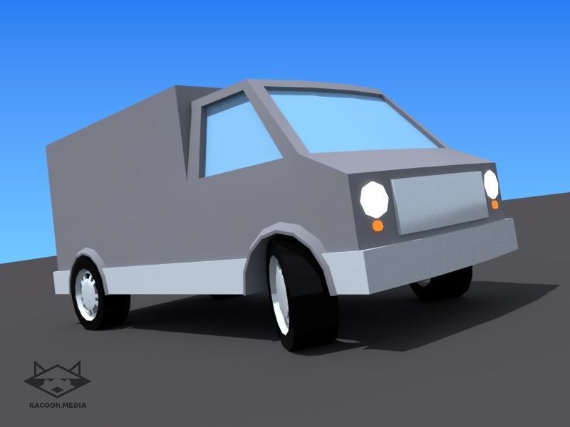 63 Lowpoly Vehicles Low-poly 3D model_28