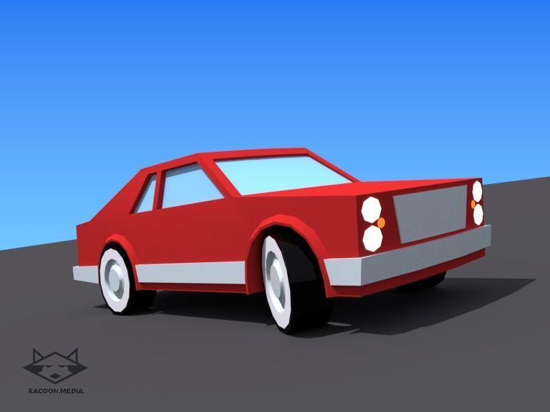 63 Lowpoly Vehicles Low-poly 3D model_26