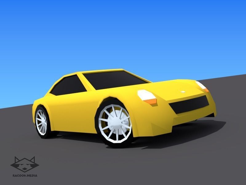 63 Lowpoly Vehicles Low-poly 3D model_27