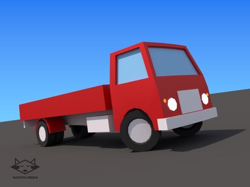 63 Lowpoly Vehicles Low-poly 3D model_48