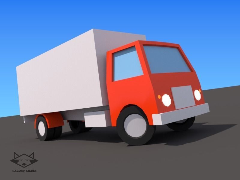63 Lowpoly Vehicles Low-poly 3D model_45