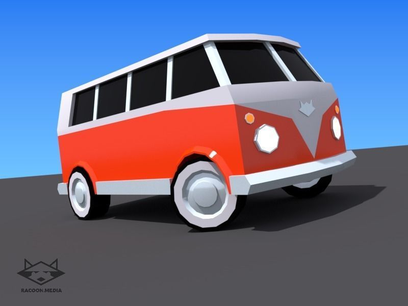 63 Lowpoly Vehicles Low-poly 3D model_5