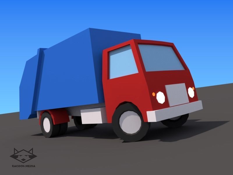 63 Lowpoly Vehicles Low-poly 3D model_50