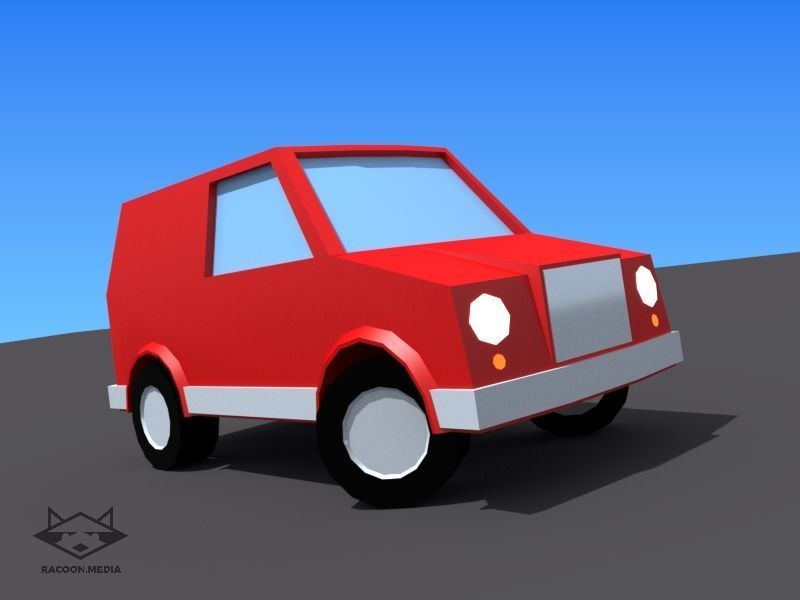 63 Lowpoly Vehicles Low-poly 3D model_19