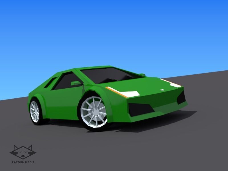 63 Lowpoly Vehicles Low-poly 3D model_3