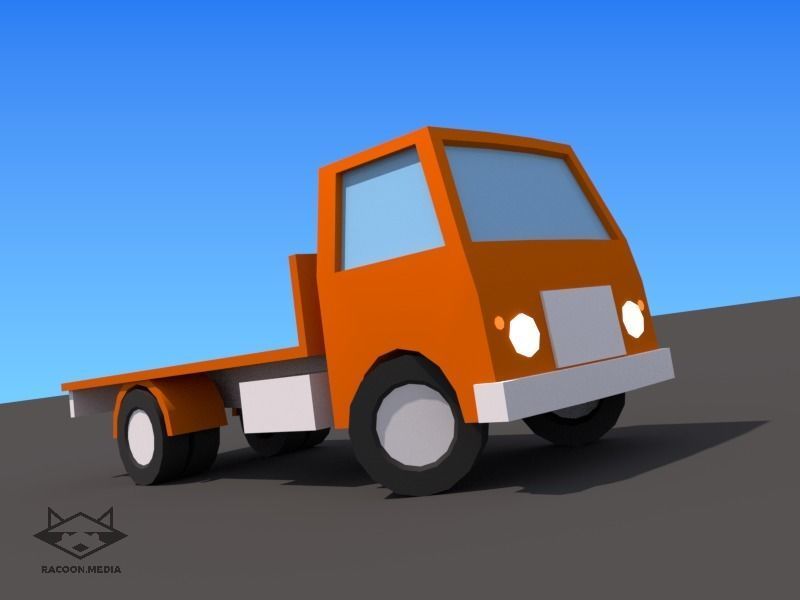 63 Lowpoly Vehicles Low-poly 3D model_51