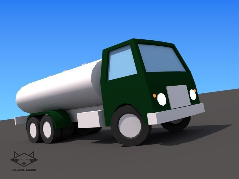 63 Lowpoly Vehicles Low-poly 3D model_55