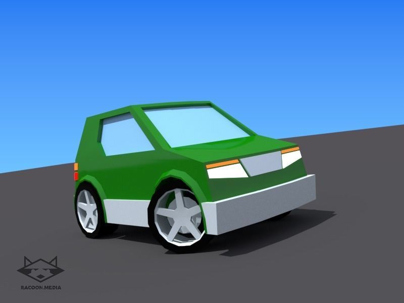 63 Lowpoly Vehicles Low-poly 3D model_21