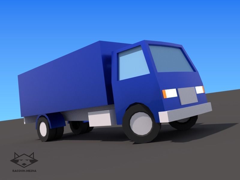 63 Lowpoly Vehicles Low-poly 3D model_57