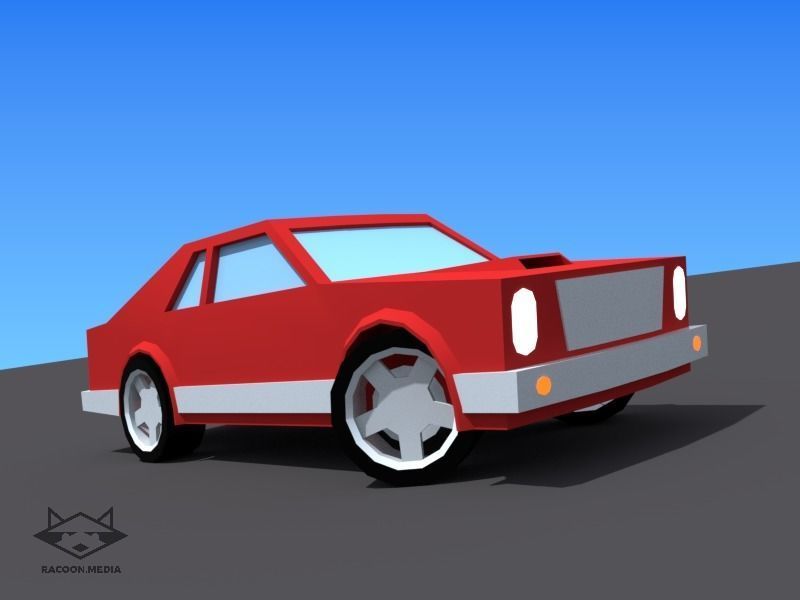63 Lowpoly Vehicles Low-poly 3D model_49