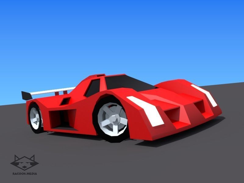 63 Lowpoly Vehicles Low-poly 3D model_7