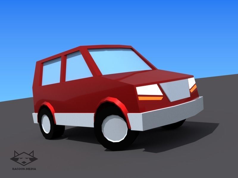 63 Lowpoly Vehicles Low-poly 3D model_54