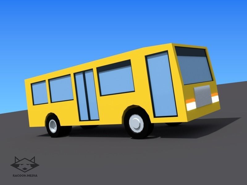 63 Lowpoly Vehicles Low-poly 3D model_18