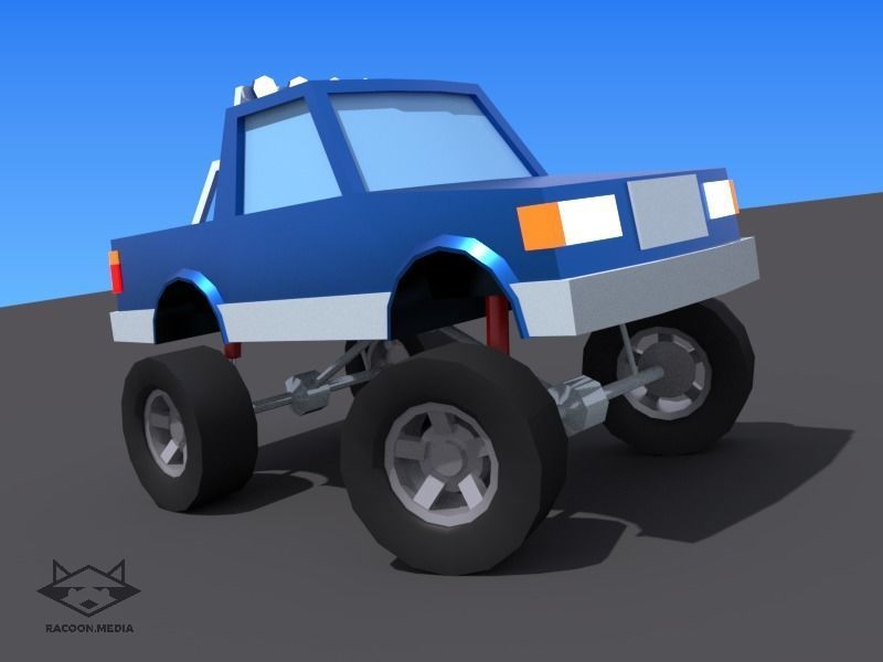 63 Lowpoly Vehicles Low-poly 3D model_38