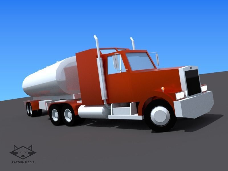 63 Lowpoly Vehicles Low-poly 3D model_9