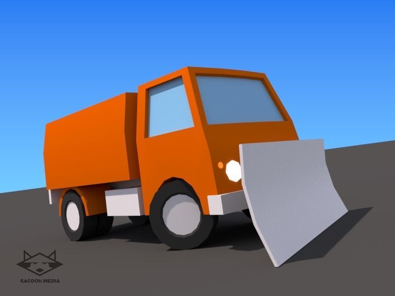 63 Lowpoly Vehicles Low-poly 3D model_44